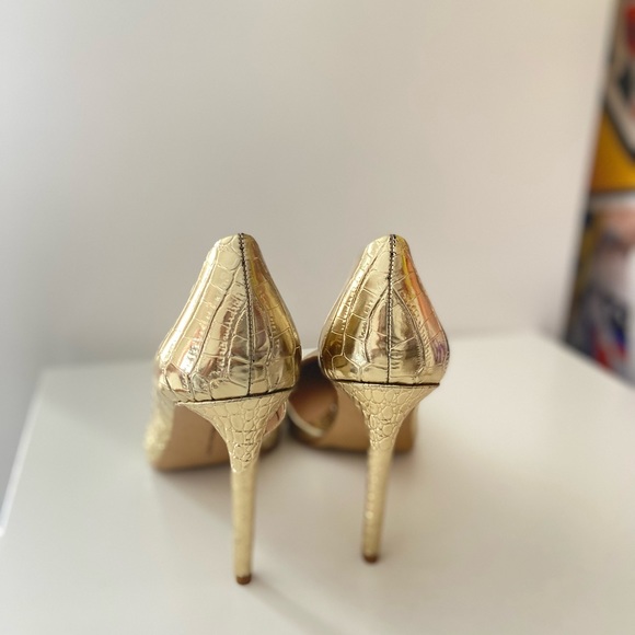 Kenjay D'Orsay Pumps Gold - Picture 3 of 5